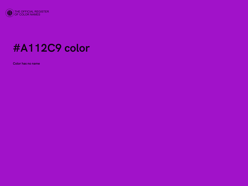 #A112C9 color image