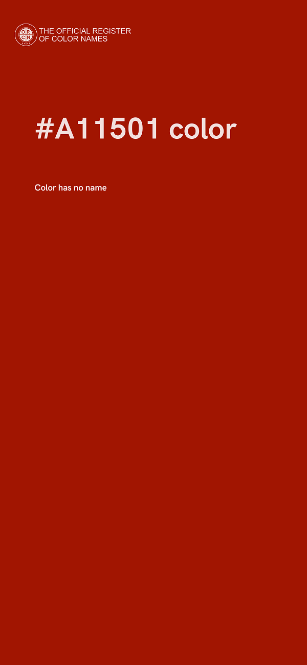 #A11501 color image
