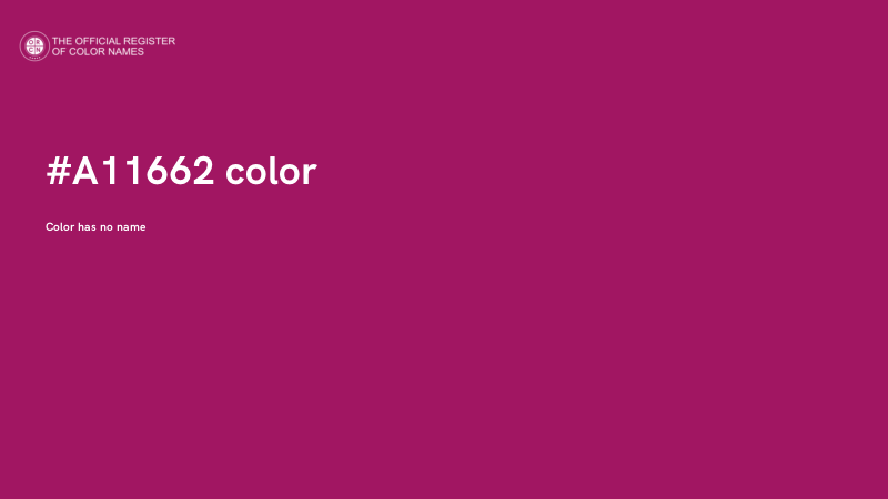 #A11662 color image