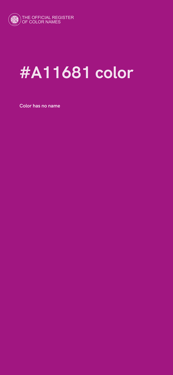 #A11681 color image