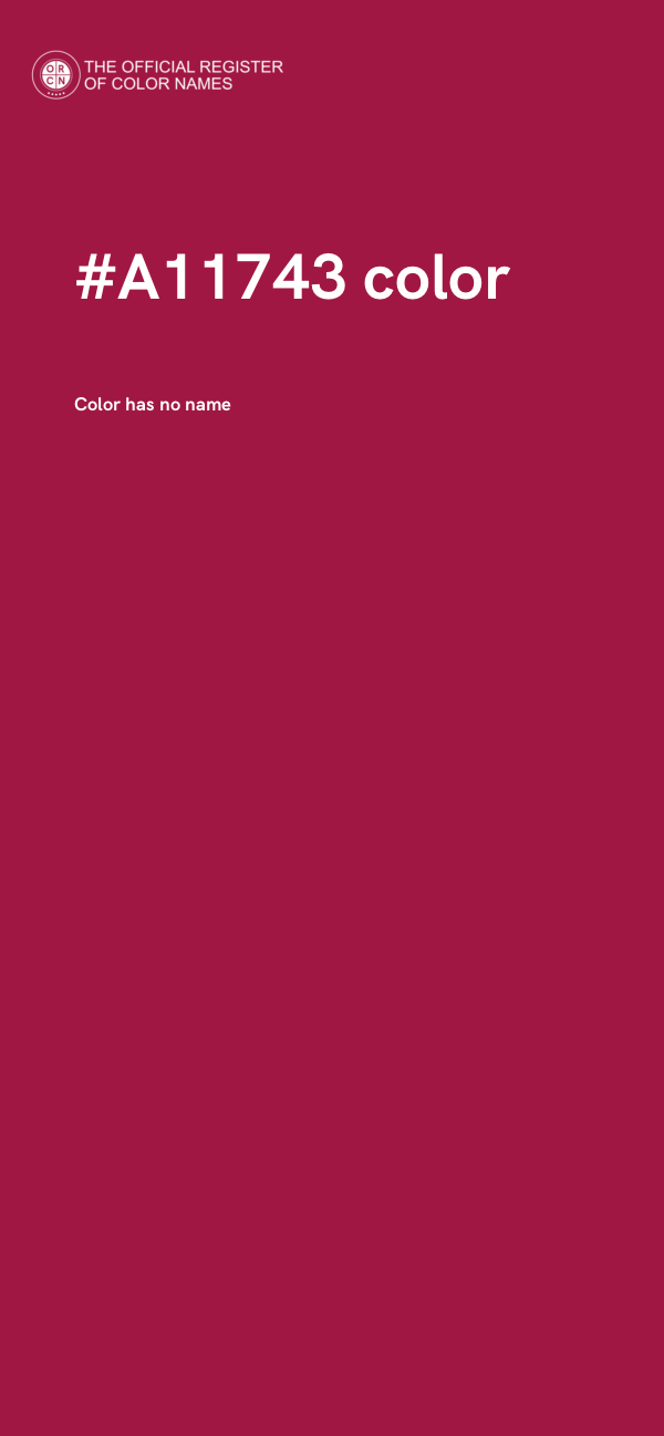 #A11743 color image