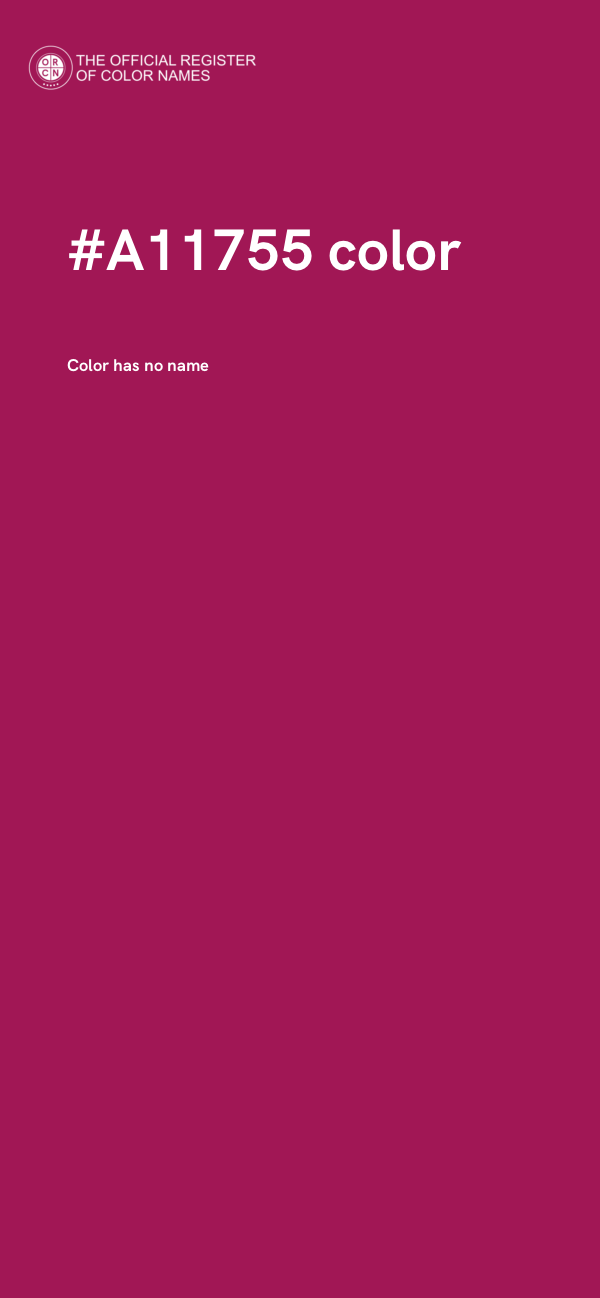 #A11755 color image