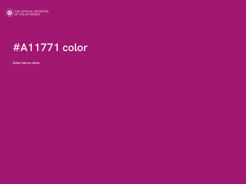 #A11771 color image