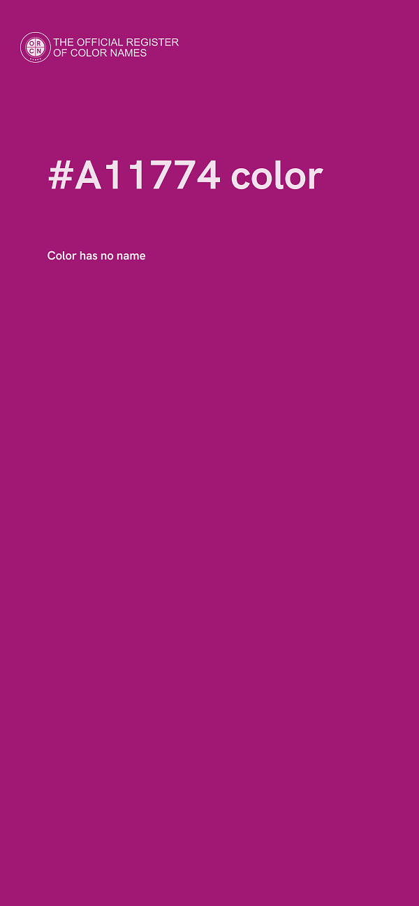 #A11774 color image