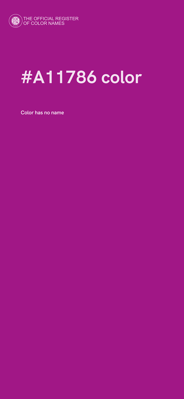 #A11786 color image