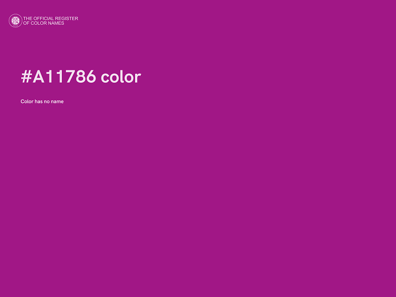 #A11786 color image