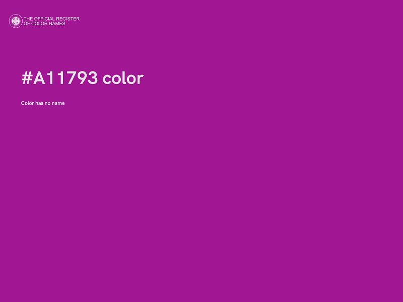 #A11793 color image