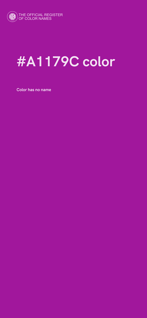 #A1179C color image