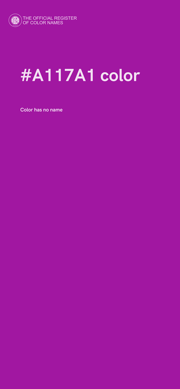 #A117A1 color image