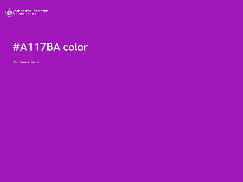 #A117BA color image