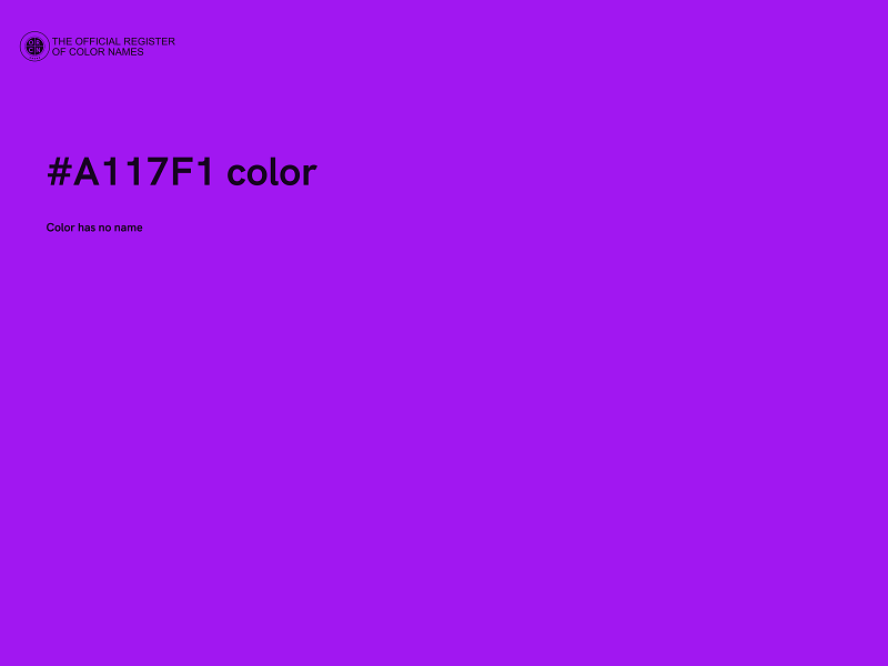 #A117F1 color image