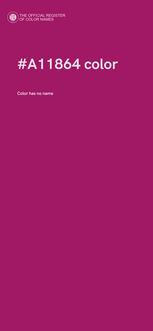 #A11864 color image
