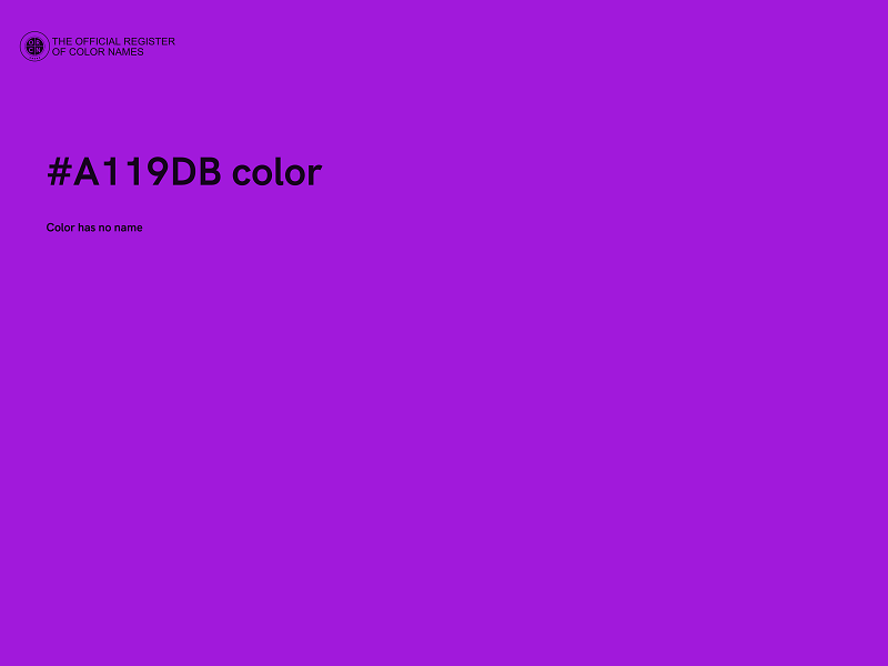 #A119DB color image