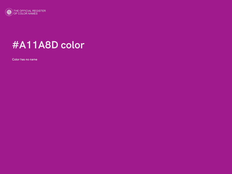 #A11A8D color image