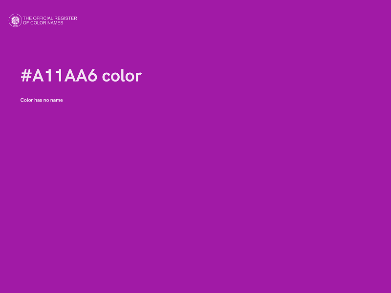 #A11AA6 color image