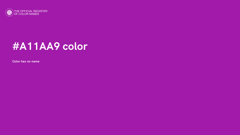 #A11AA9 color image