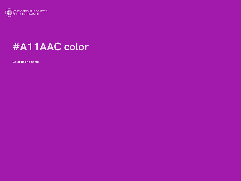 #A11AAC color image