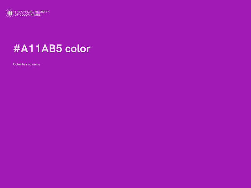 #A11AB5 color image