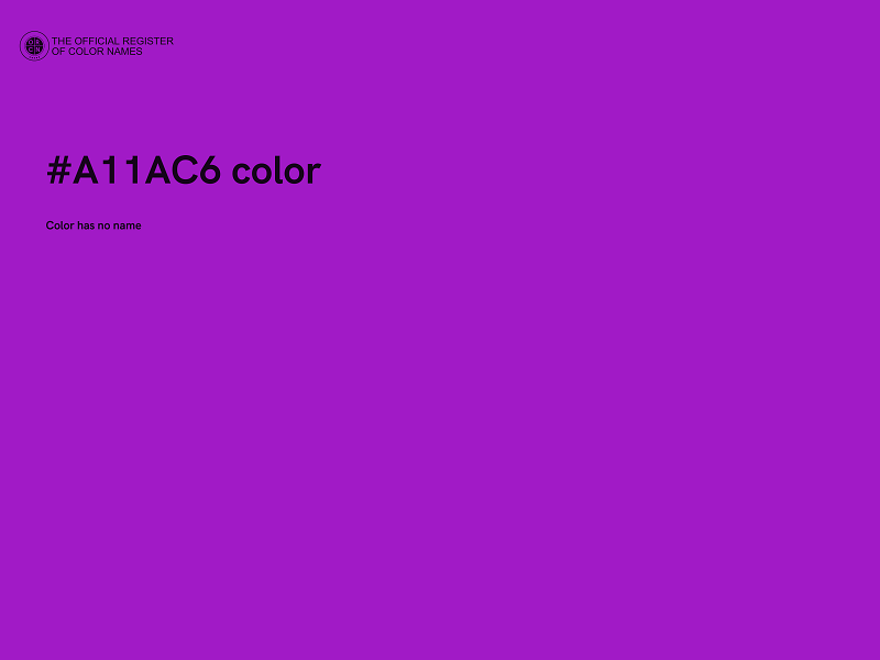 #A11AC6 color image