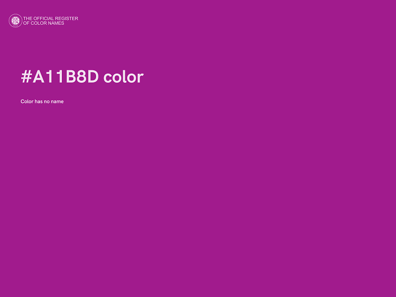 #A11B8D color image