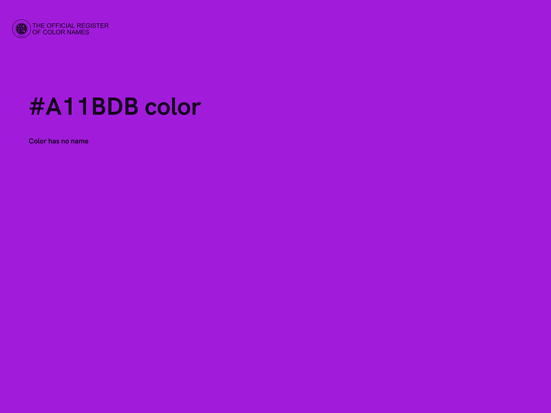 #A11BDB color image