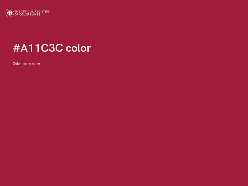 #A11C3C color image
