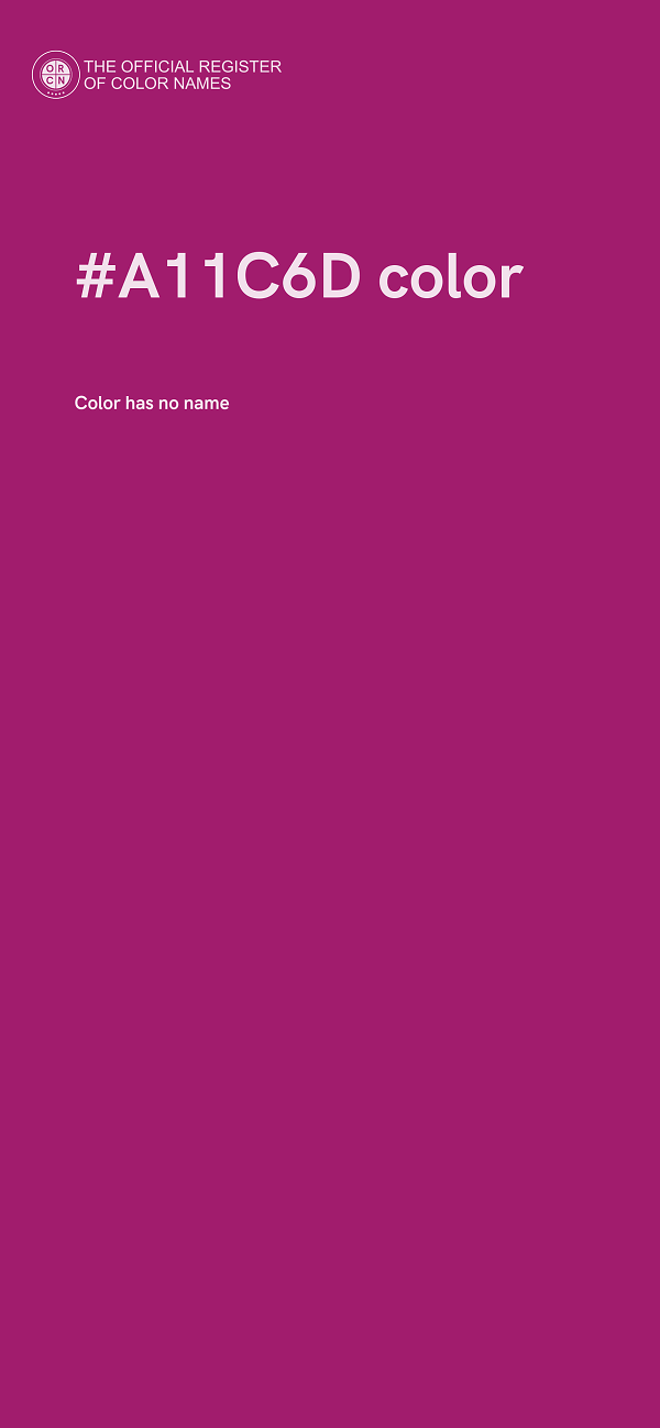 #A11C6D color image
