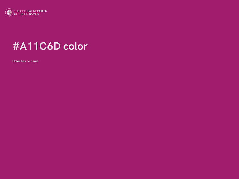 #A11C6D color image