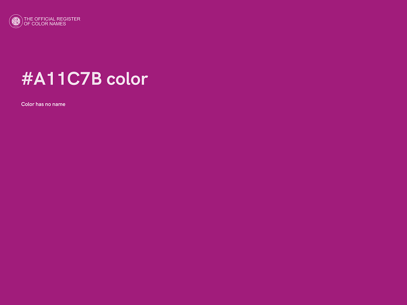 #A11C7B color image
