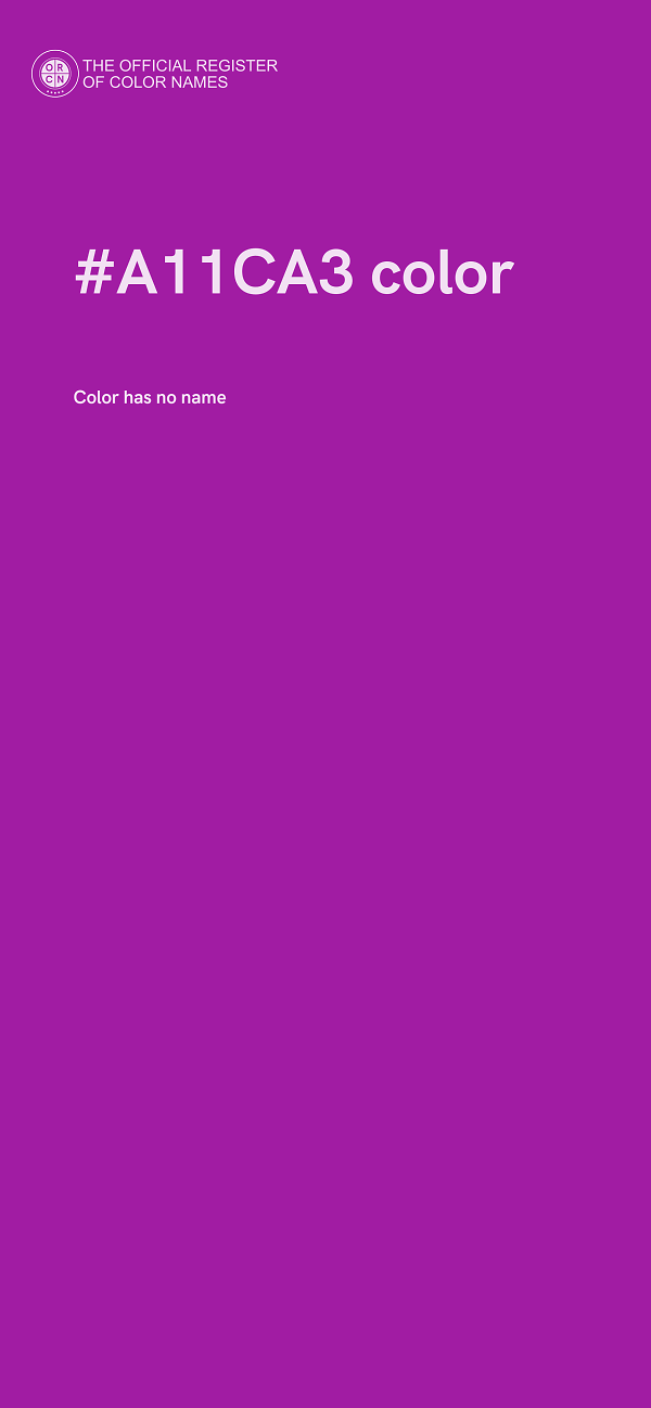 #A11CA3 color image