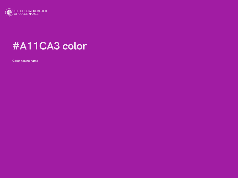 #A11CA3 color image