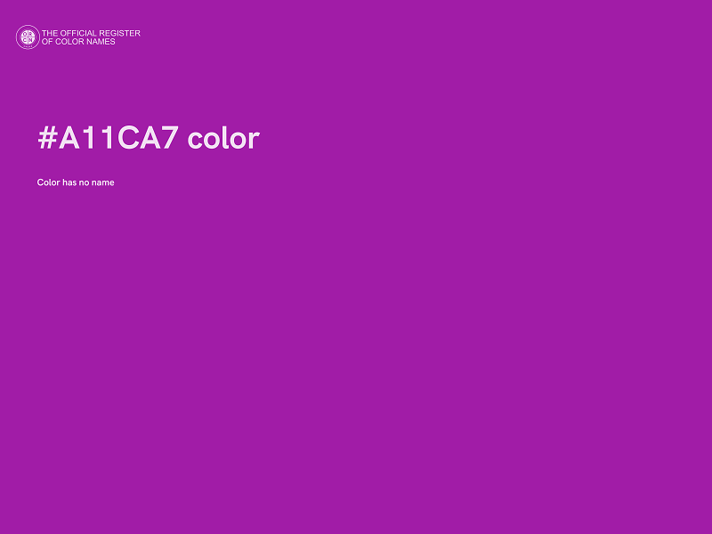 #A11CA7 color image