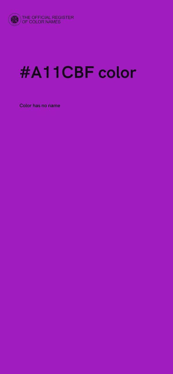 #A11CBF color image