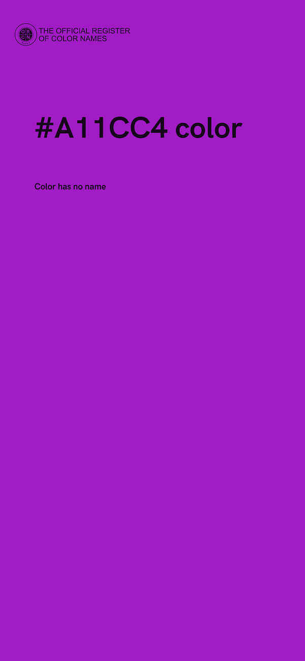 #A11CC4 color image