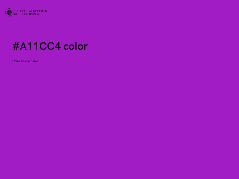 #A11CC4 color image