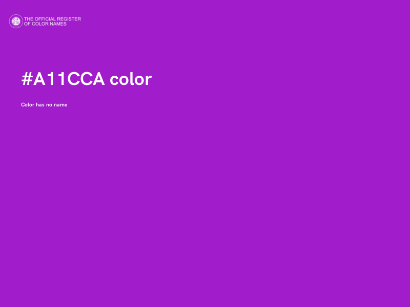 #A11CCA color image