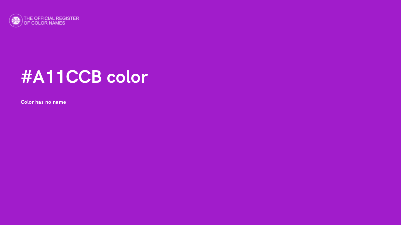 #A11CCB color image