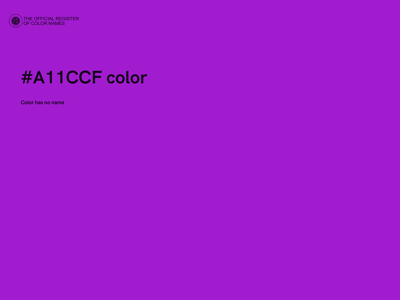 #A11CCF color image