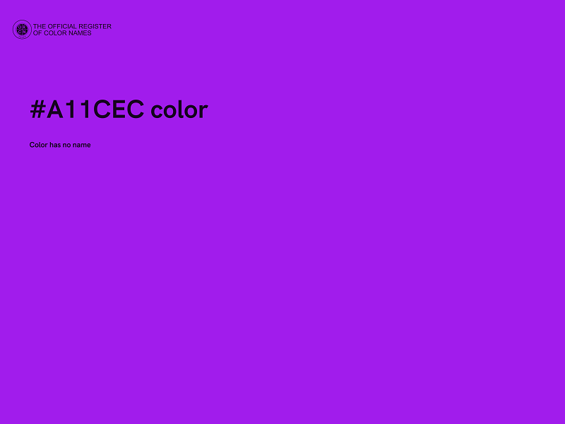 #A11CEC color image