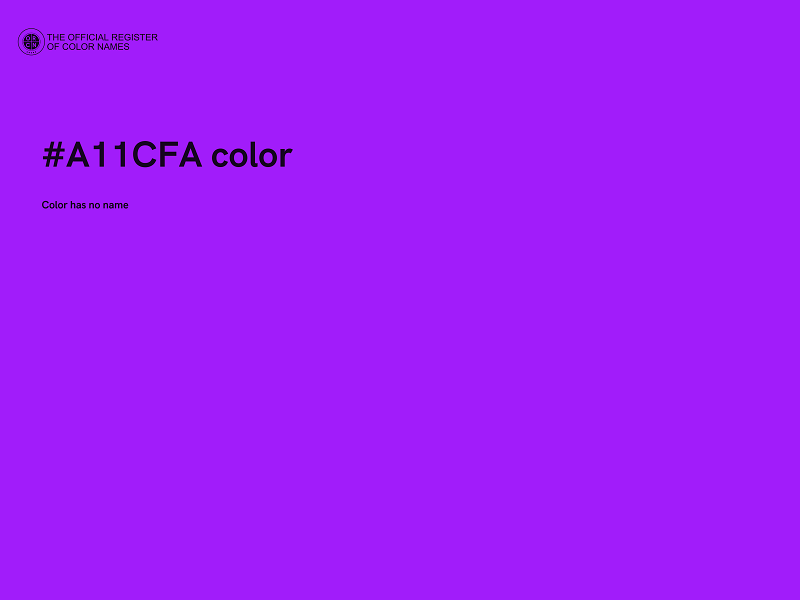 #A11CFA color image