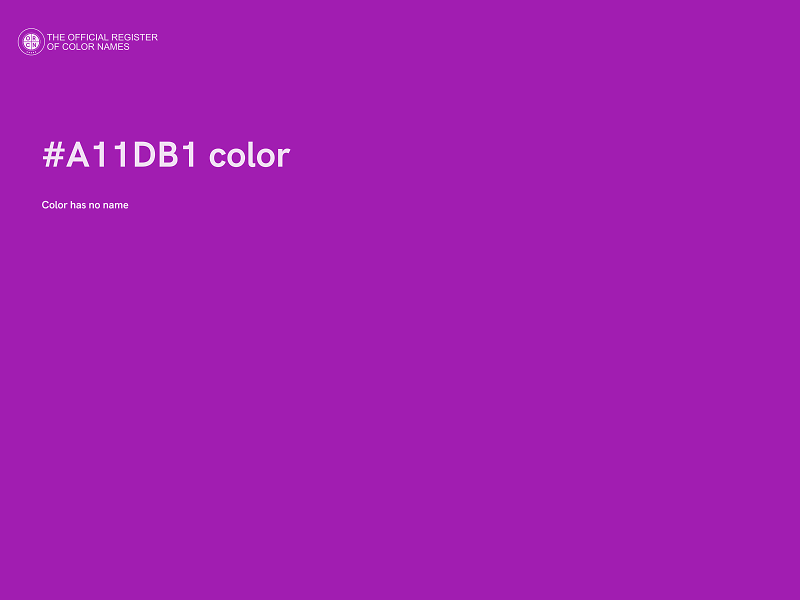 #A11DB1 color image