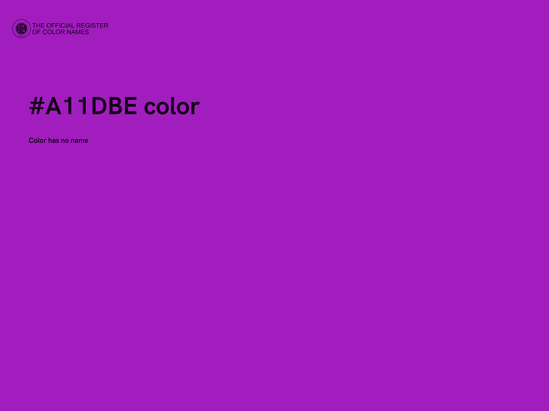 #A11DBE color image