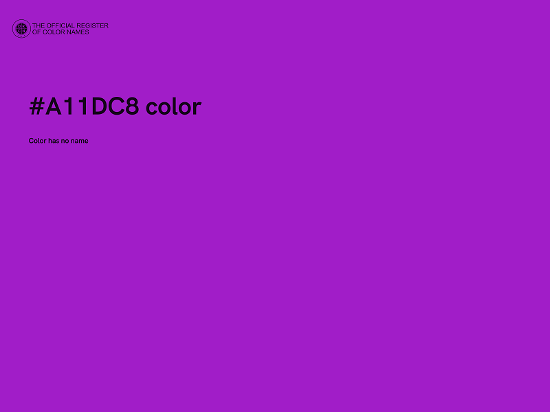 #A11DC8 color image