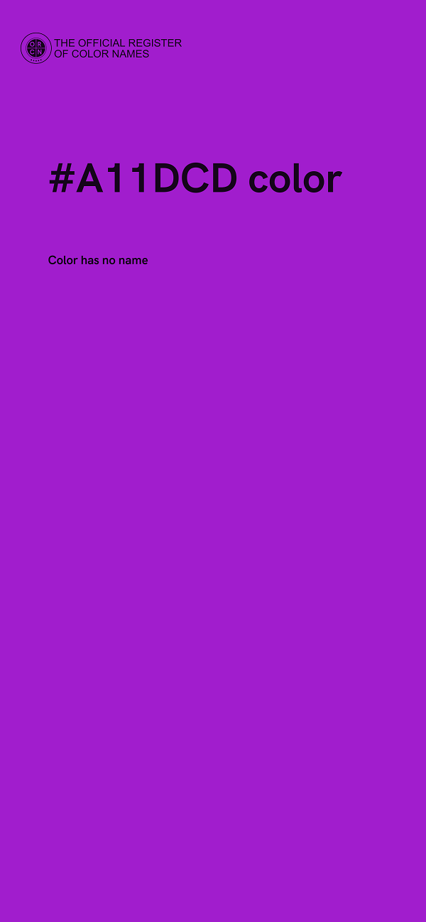 #A11DCD color image