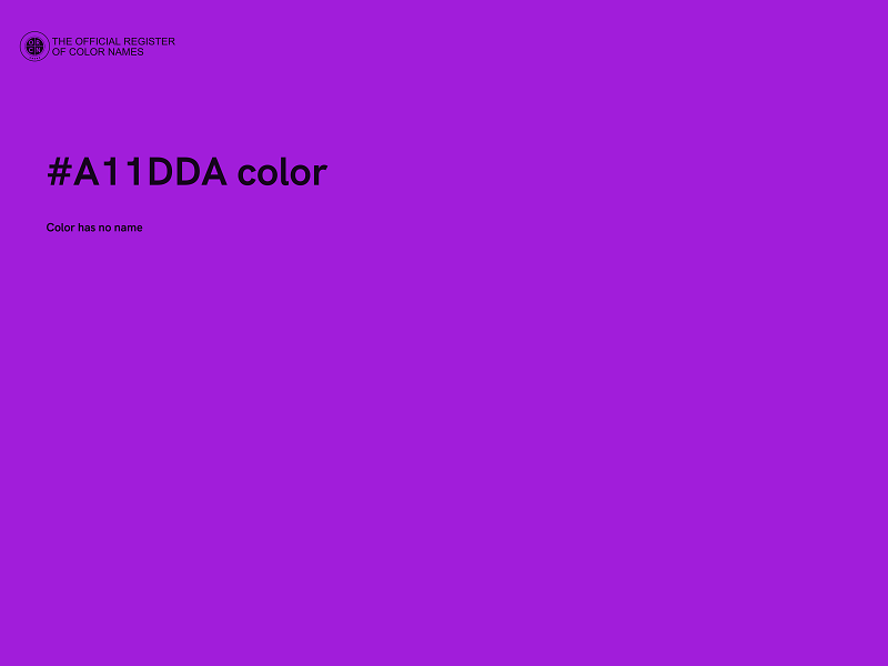 #A11DDA color image