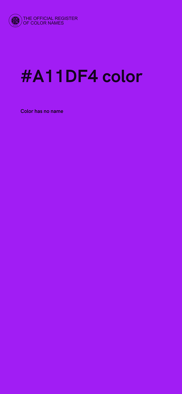 #A11DF4 color image
