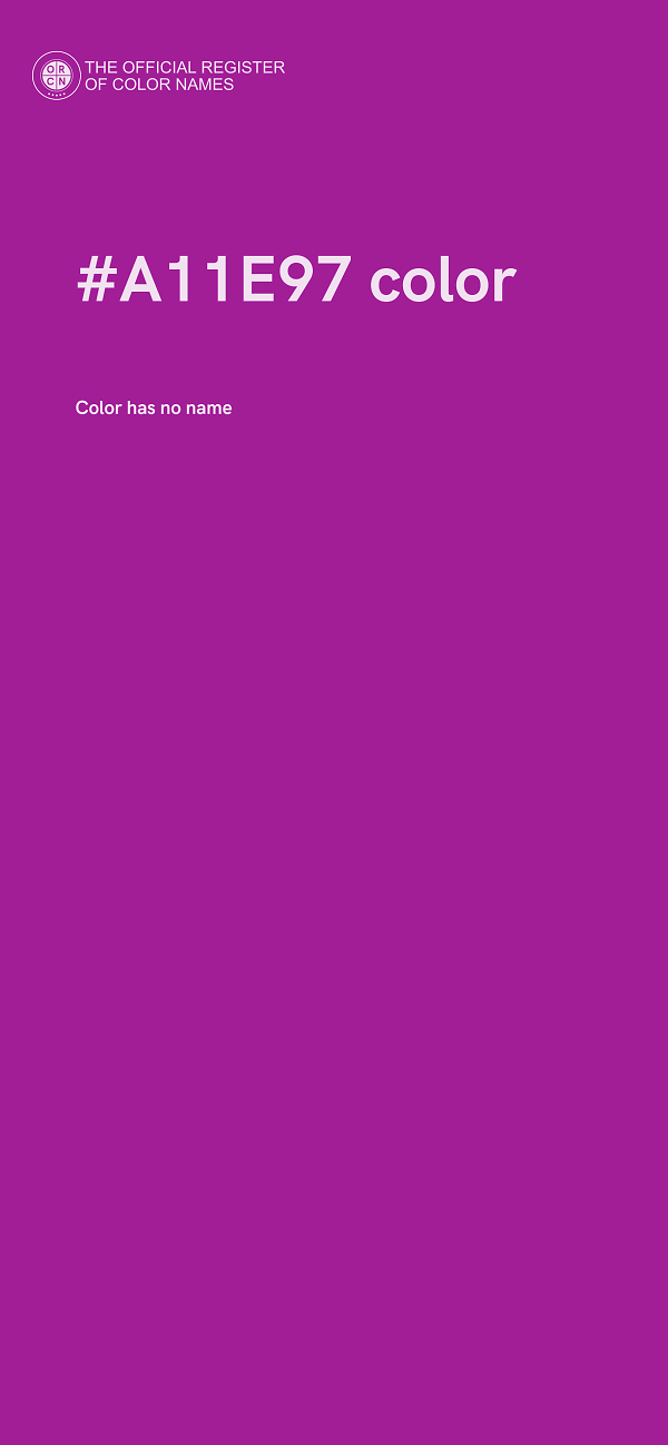 #A11E97 color image