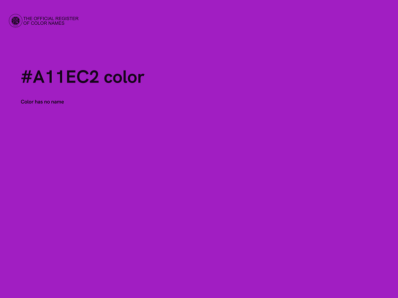 #A11EC2 color image