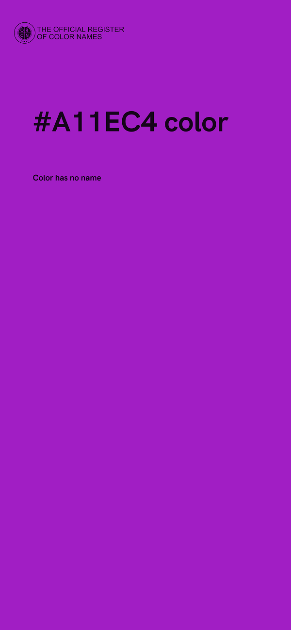 #A11EC4 color image