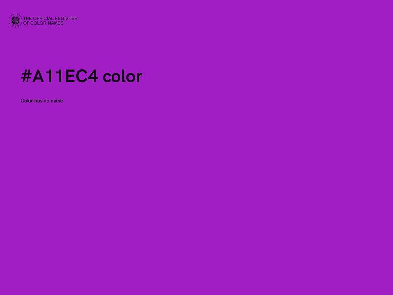 #A11EC4 color image